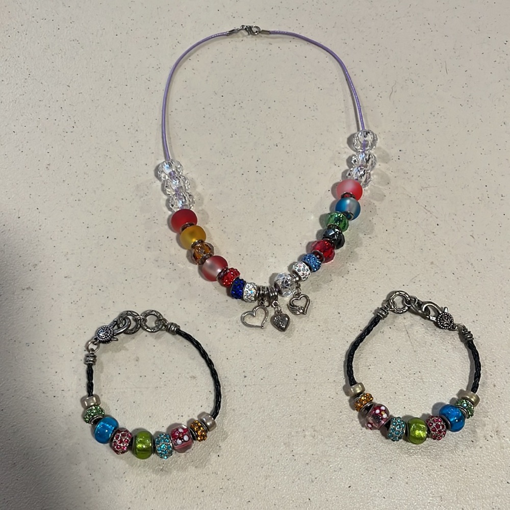 Pandora like Bracelets & Necklace